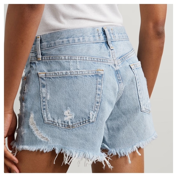 Agolde Parker Vintage Cutoff Organic Denim Shorts Size 32 - Picture 2 of 8